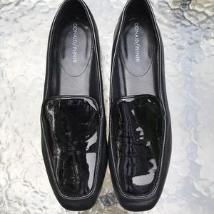 New Donald Pilner Leather & Patent HALIA Loafers